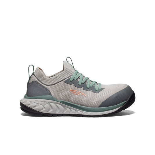 Keen Near Me | Women's Arvada Shift Work Sneaker (Carbon Toe) Steel Grey/Granite Green