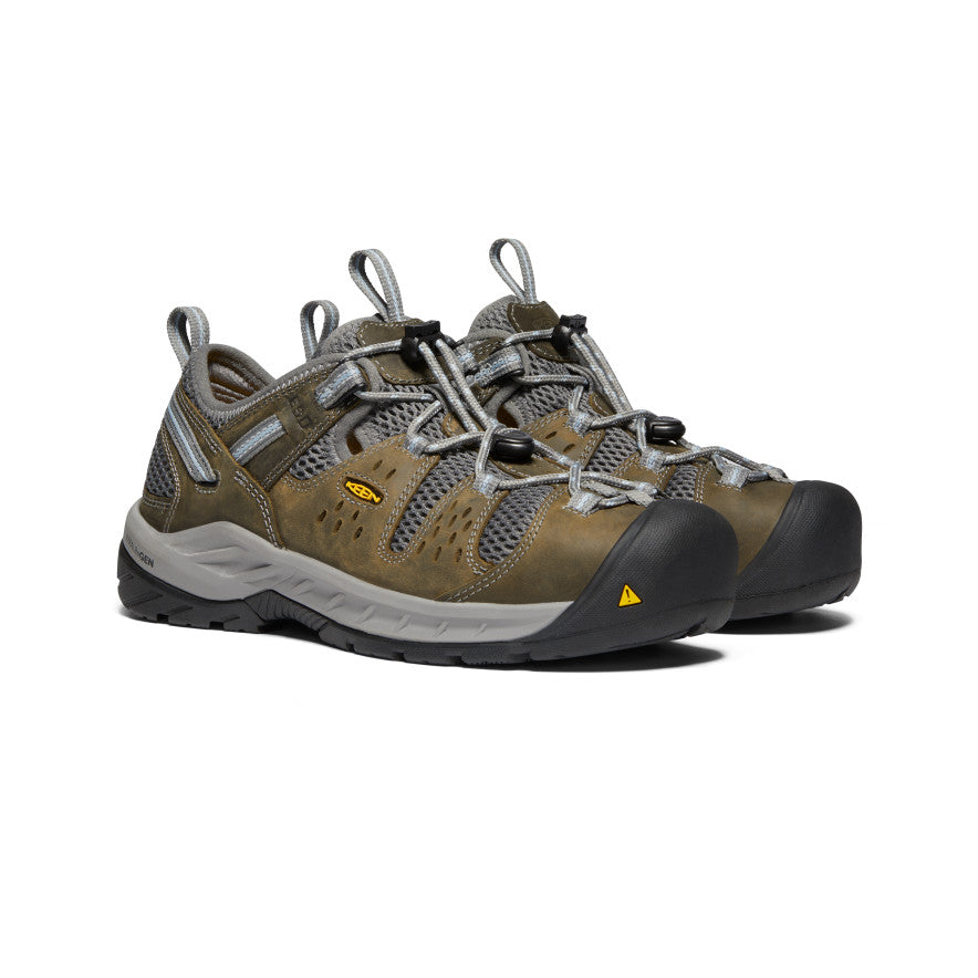 Keen Sale | Women's Atlanta Cool II ESD (Steel Toe) Gargoyle/Blue Fog