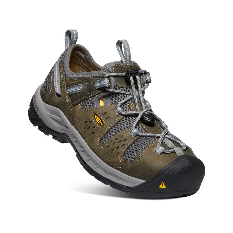 Keen Sale | Women's Atlanta Cool II ESD (Steel Toe) Gargoyle/Blue Fog