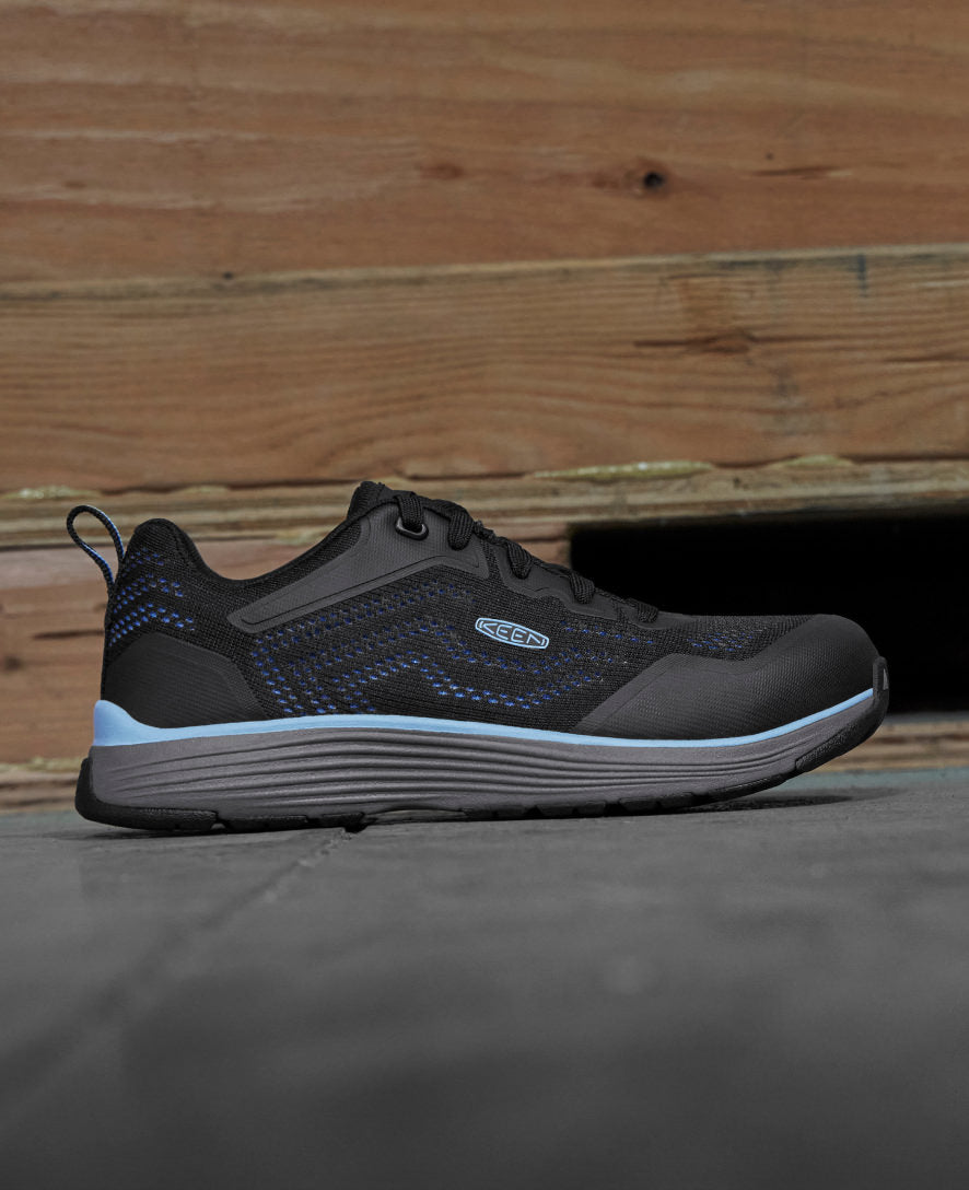 Keen Discount | Women's Sparta 2 (Aluminum Toe) Airy Blue/Black