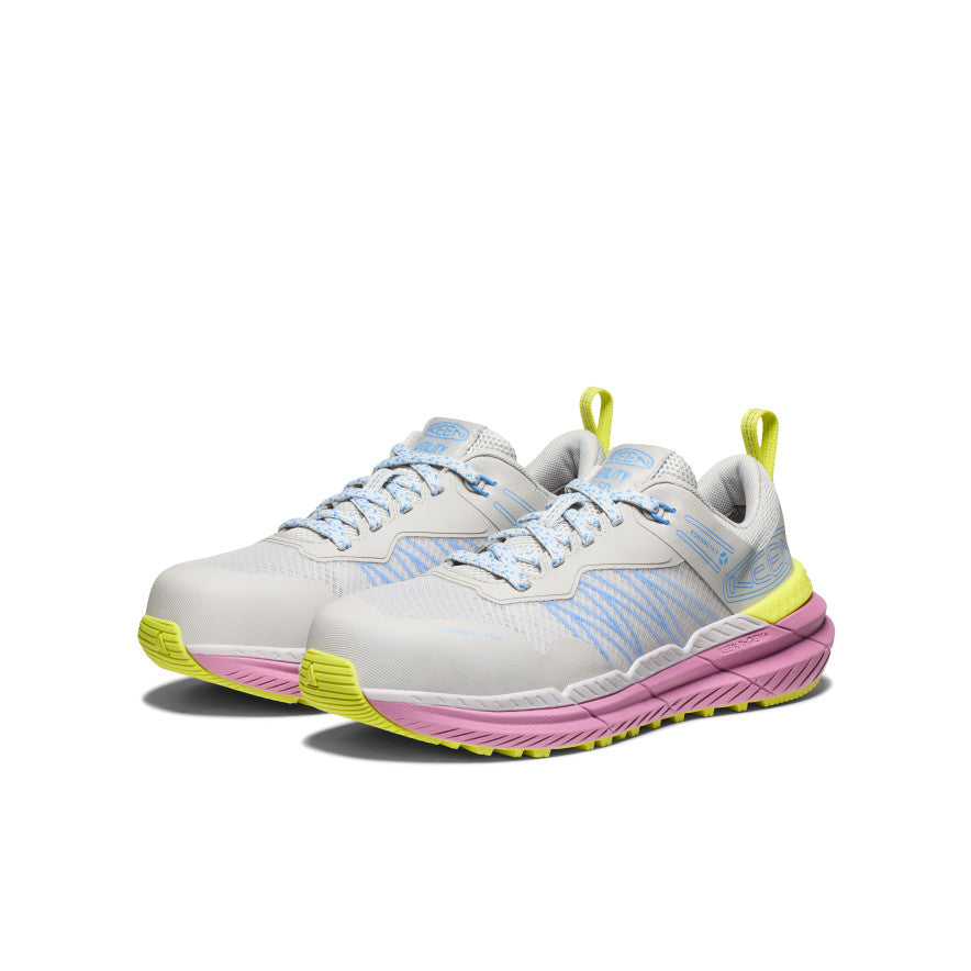Keen Outlet | Women's Speedworks ESD Work Sneaker (Carbon Toe) Alloy/Moonlight Mauve