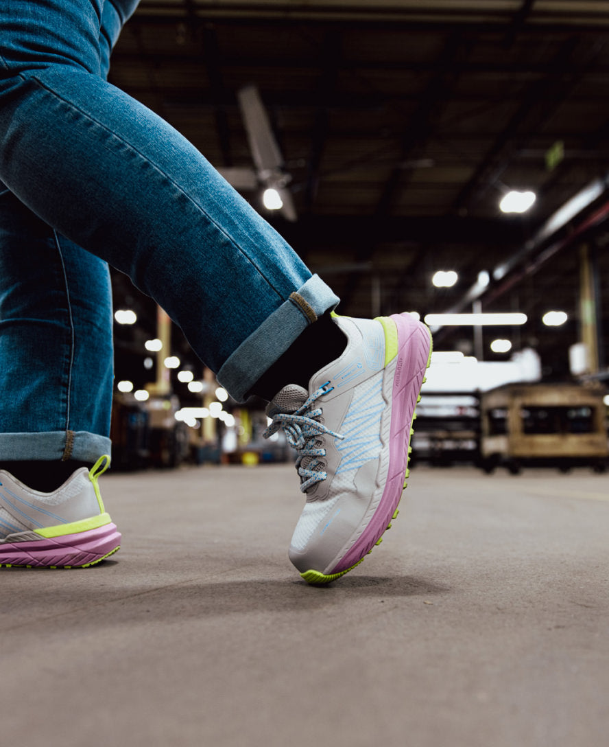 Keen Outlet | Women's Speedworks ESD Work Sneaker (Carbon Toe) Alloy/Moonlight Mauve