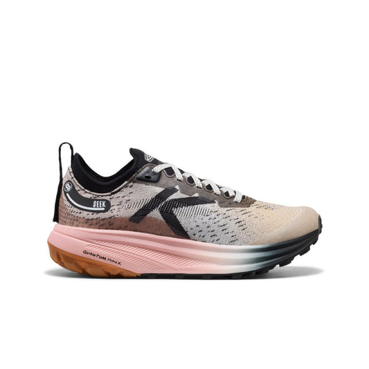Keen Online | Women's Seek Trail Running Shoe Black/Sunset Sand
