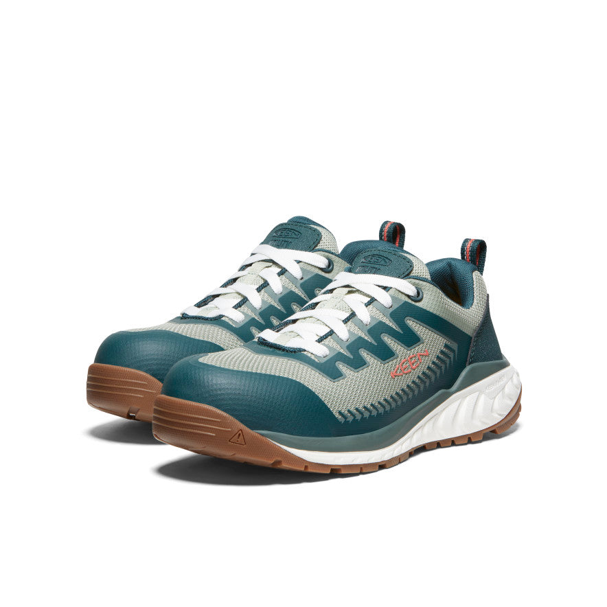 Keen Near Me | Women's Arvada Work Sneaker (Carbon Toe) Sea Moss/Desert Sage