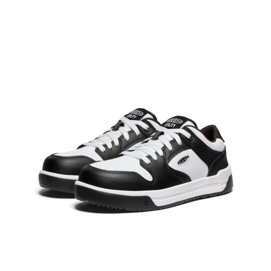 Keen Online | Women's Overton Work Shoe (Carbon Toe) Star White/Black
