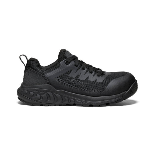 Keen On sale | Women's Arvada ESD Work Sneaker (Carbon Toe) Black/Black