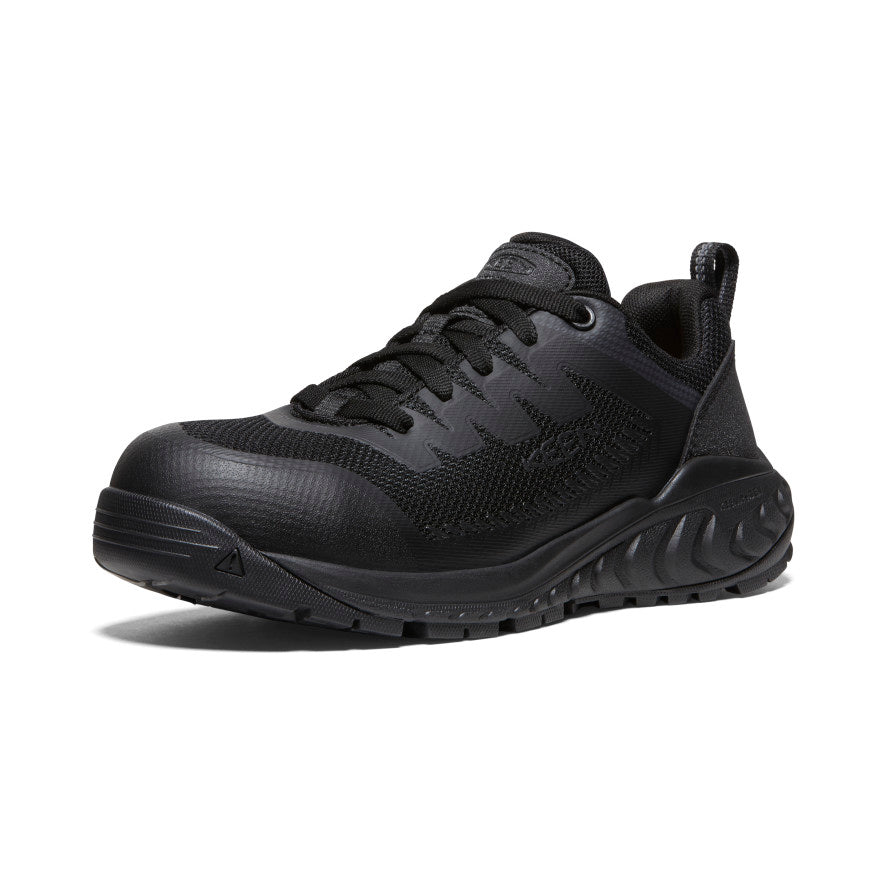 Keen On sale | Women's Arvada ESD Work Sneaker (Carbon Toe) Black/Black