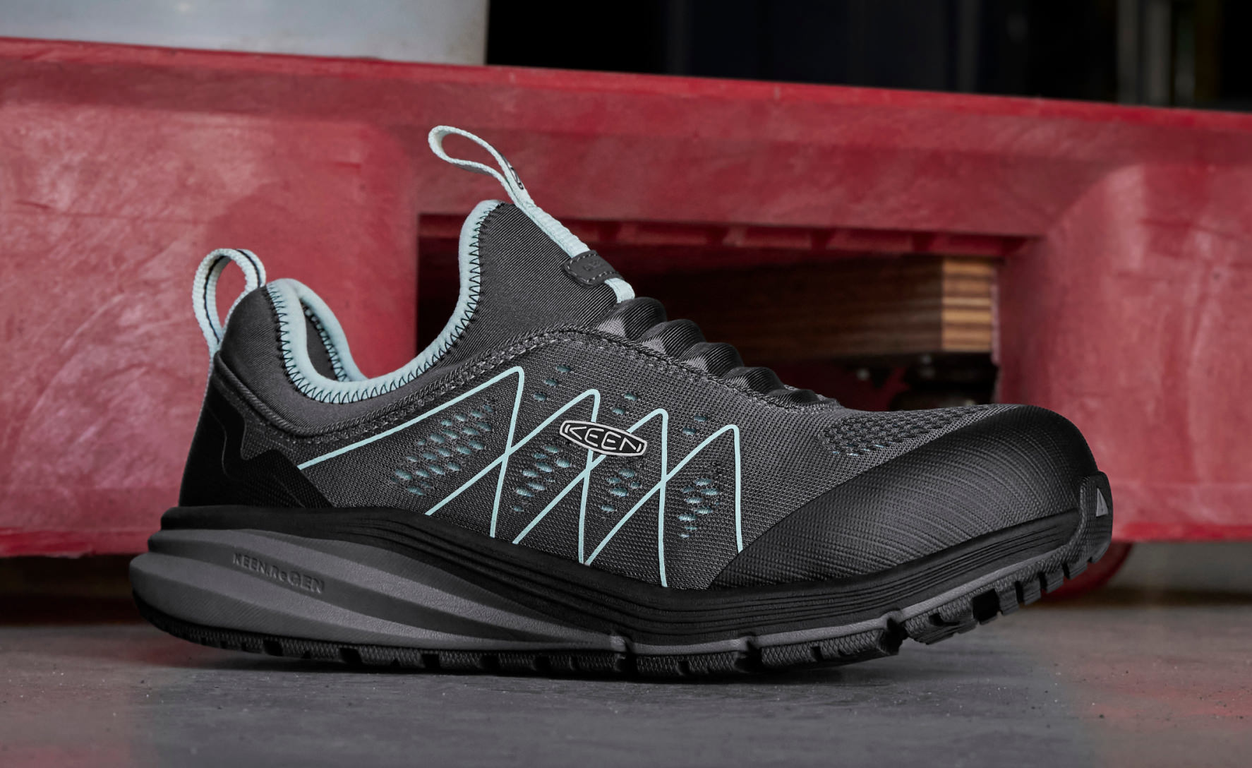 Keen Hot style | Women's Vista Energy Shift (Carbon Toe) Steel Grey/Blue Glass