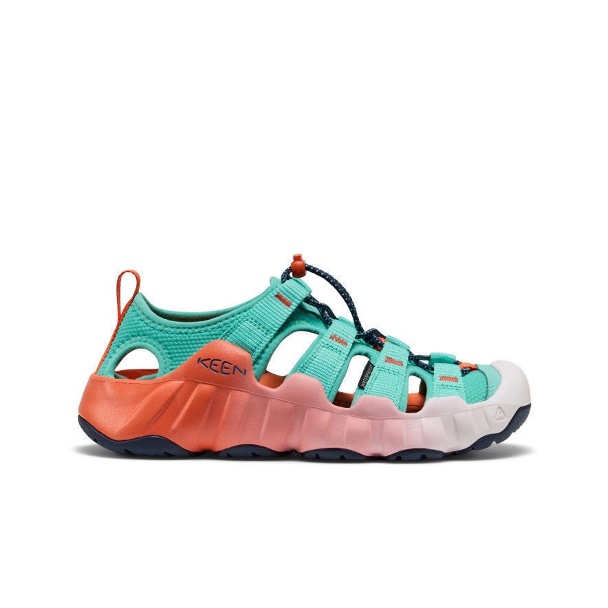 Keen | Women's Hyperport H2 Sandal Pool Blue/Nasturtium