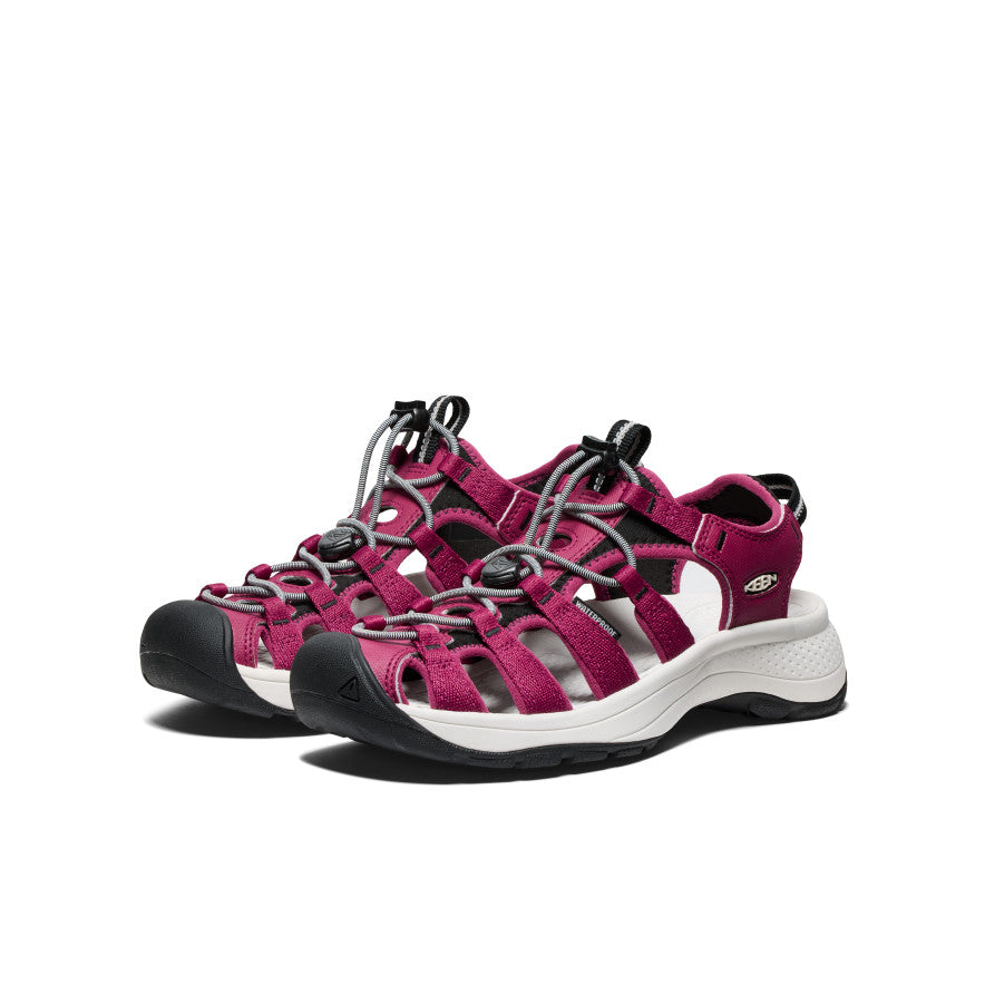 Keen Hot style | Women's Astoria West Sandal Beaujolais/Star White