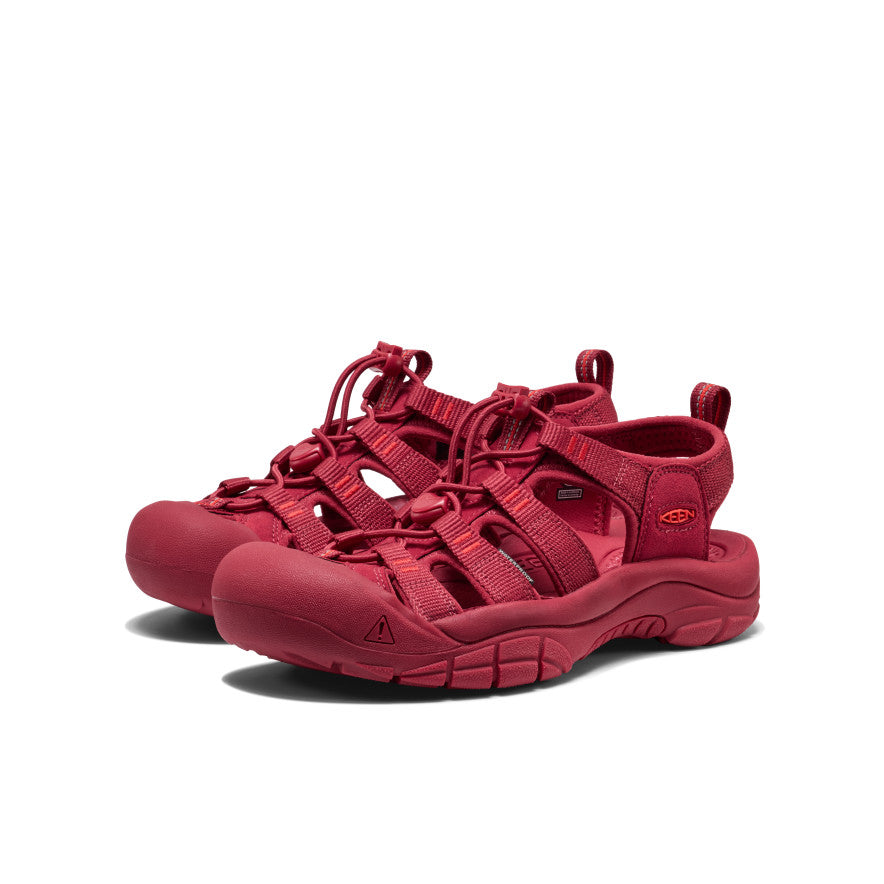 Keen New | Women's Newport H2 Monochrome/Garnet