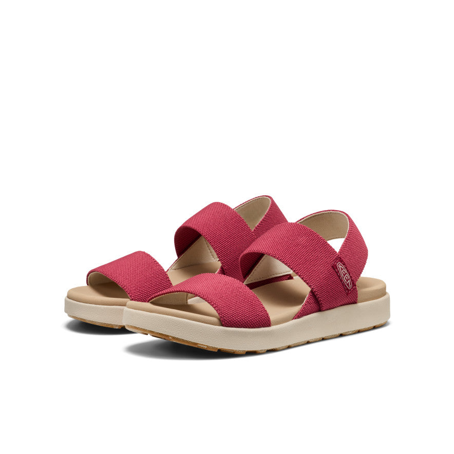 Keen New | Women's Elle Backstrap Sandal Garnet/Birch