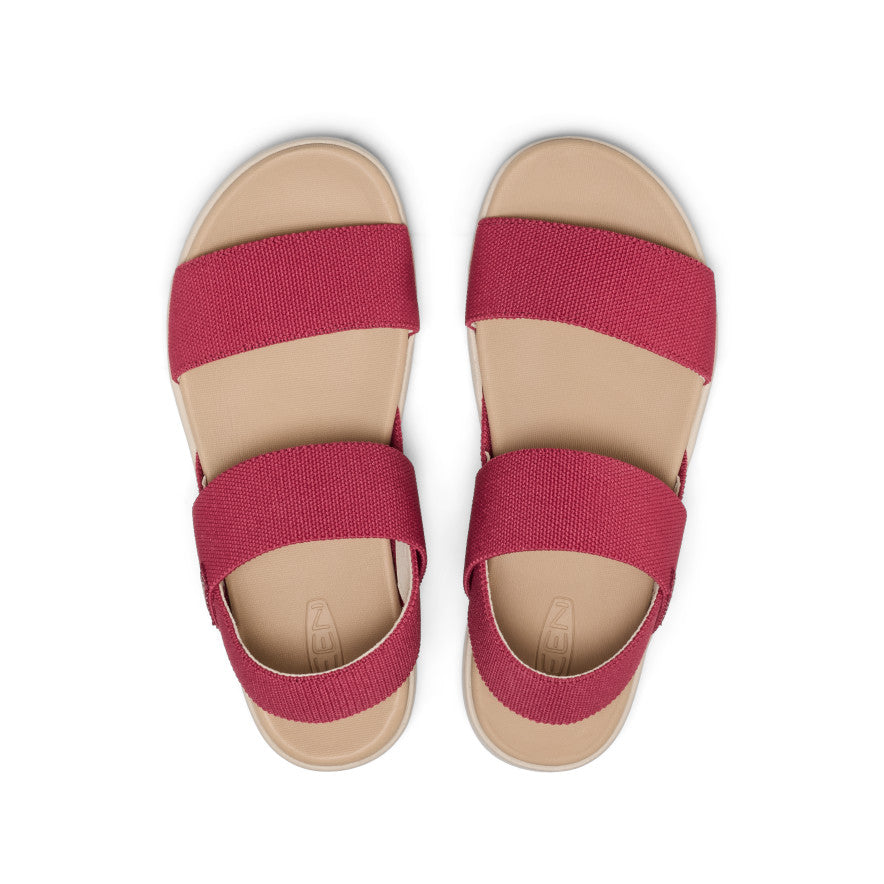 Keen New | Women's Elle Backstrap Sandal Garnet/Birch