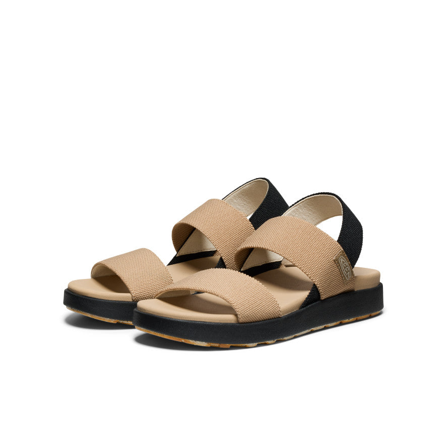 Keen US | Women's Elle Backstrap Sandal Cornstalk/Black