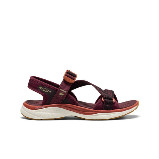 Keen Discount | Women's Leiki Open-Toe Sandal Fig/Burnt Brick