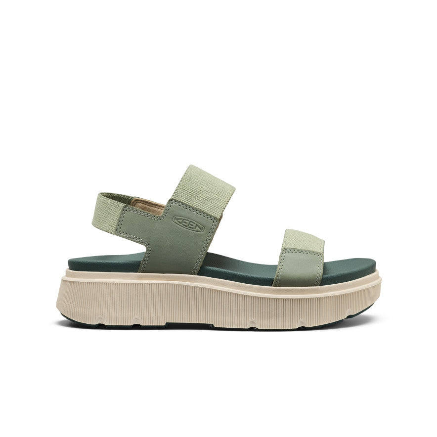 Keen | Women's Elle Mila Backstrap Sandal Lily Pad/Dark Forest