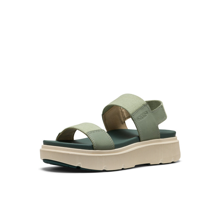 Keen | Women's Elle Mila Backstrap Sandal Lily Pad/Dark Forest
