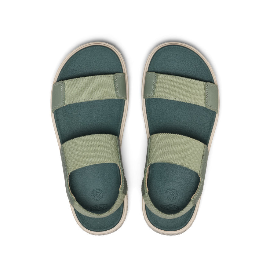 Keen | Women's Elle Mila Backstrap Sandal Lily Pad/Dark Forest