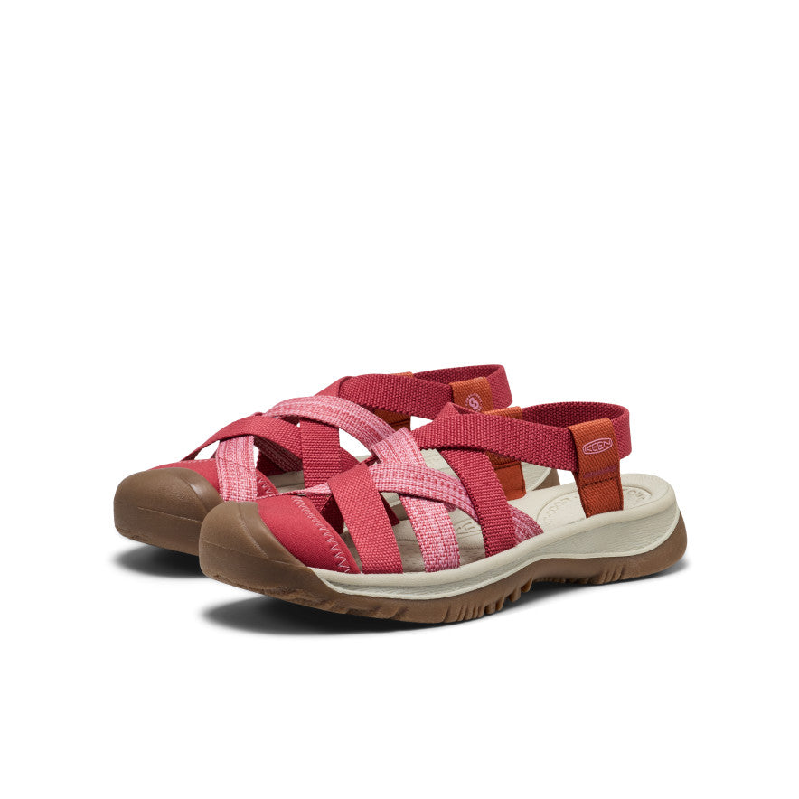 Keen Outlet | Women's Whisper Lattice Sandal Garnet/Burnt Brick