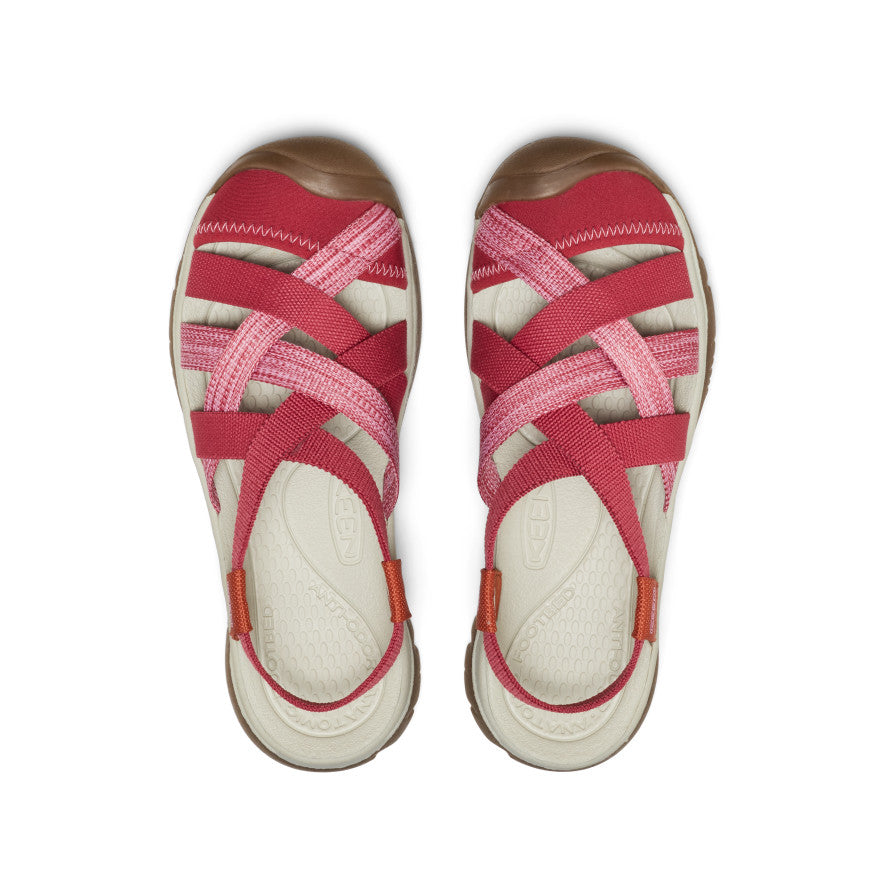 Keen Outlet | Women's Whisper Lattice Sandal Garnet/Burnt Brick