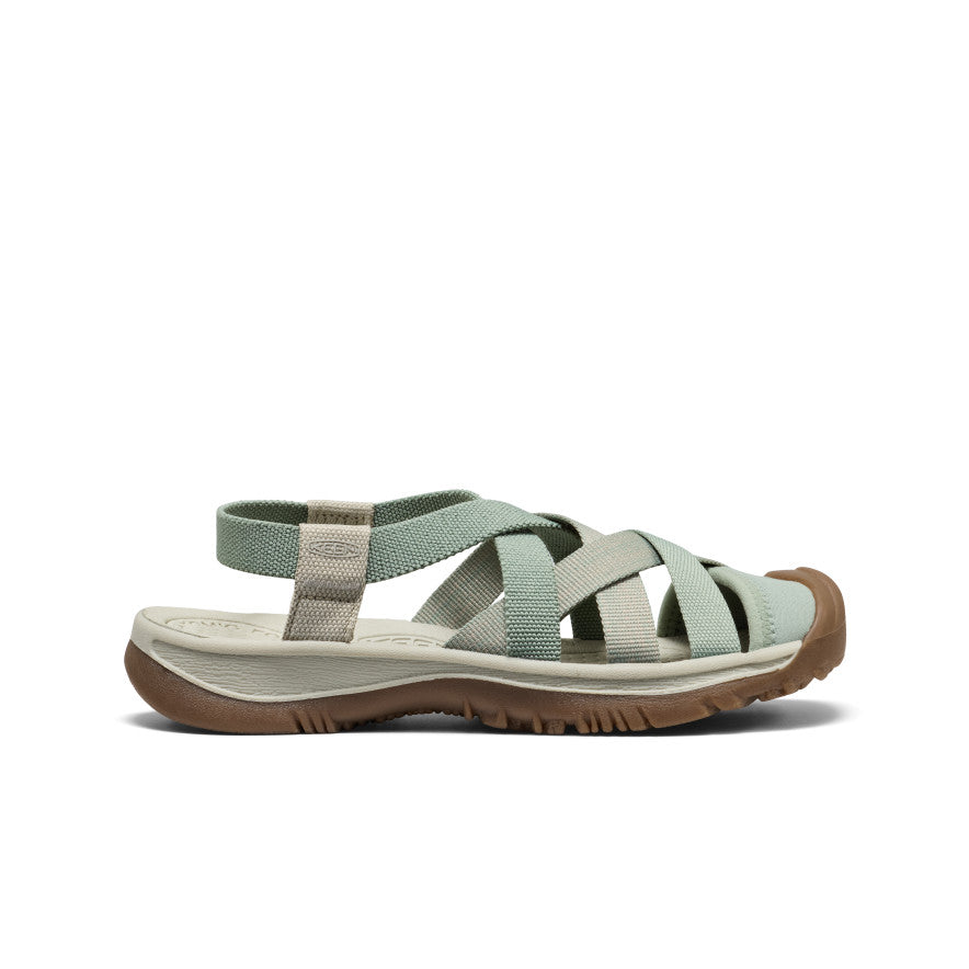 Keen New | Women's Whisper Lattice Sandal Lily Pad/Plaza Taupe