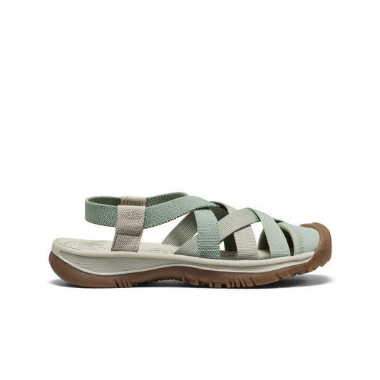 Keen New | Women's Whisper Lattice Sandal Lily Pad/Plaza Taupe