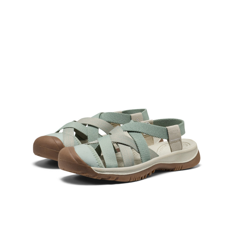 Keen New | Women's Whisper Lattice Sandal Lily Pad/Plaza Taupe