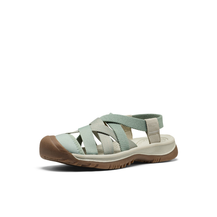 Keen New | Women's Whisper Lattice Sandal Lily Pad/Plaza Taupe