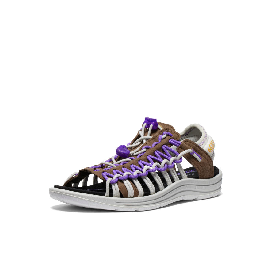 Keen Online | Women's UNEEK II Open Toe x emmi Dark Earth/Tillandsia Purple