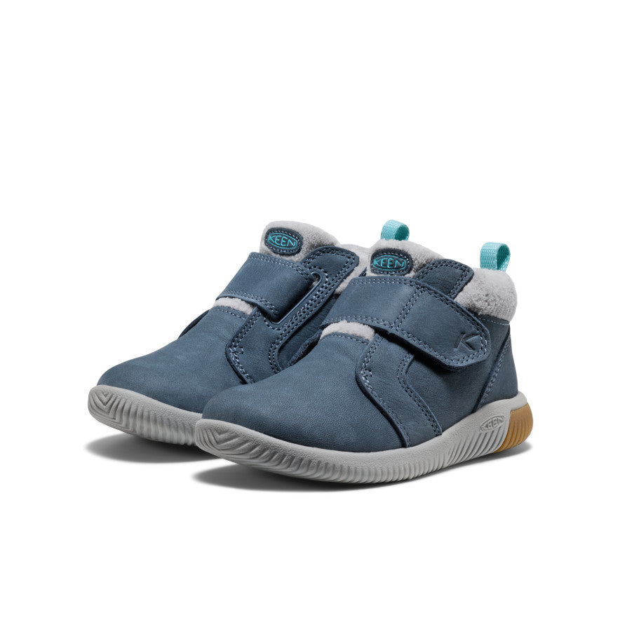 Keen Online | Little Kids' KNX Middie Vintage Indigo/Alloy