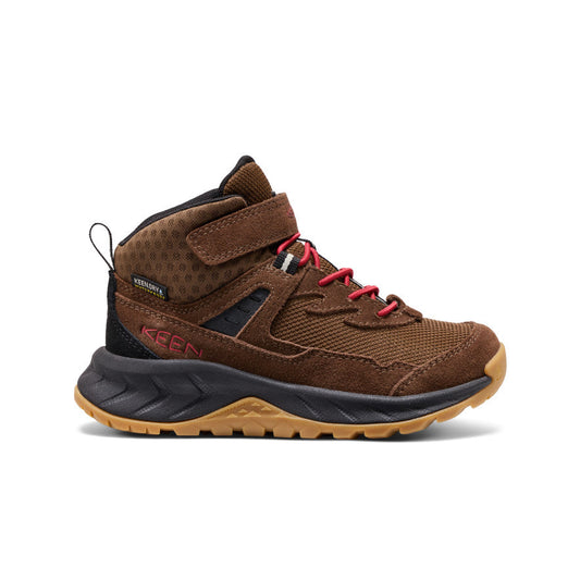 Keen Outlet | Little Kids' Hightrail Waterproof Hiking Boot Dark Earth/Garnet