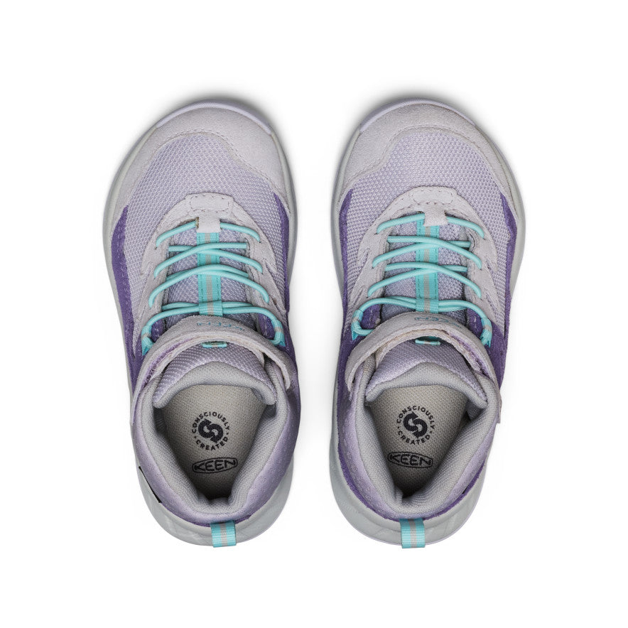 Keen New | Little Kids' Hightrail Waterproof Hiking Boot Purple Haze/Thistle