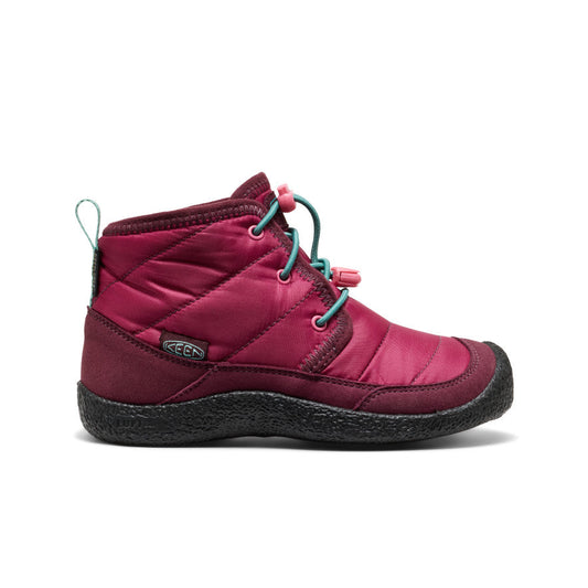 Keen Popular style | Big Kids' Howser II Waterproof Chukka Beaujolais/Pool Blue