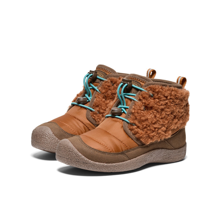 Keen | Big Kids' Howser II Waterproof Chukka Roasted Pecan/Dark Earth