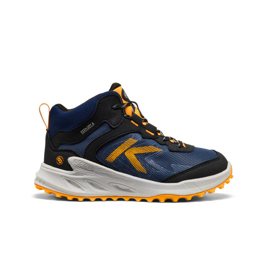 Keen Sale | Big Kids' Zionic Waterproof Boot Naval Academy/Bright Marigold