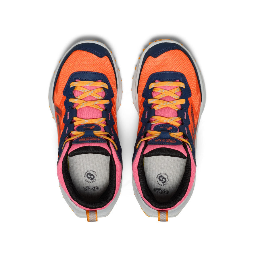 Keen Discount | Big Kids' Zionic Waterproof Boot Naval Academy/Nasturtium