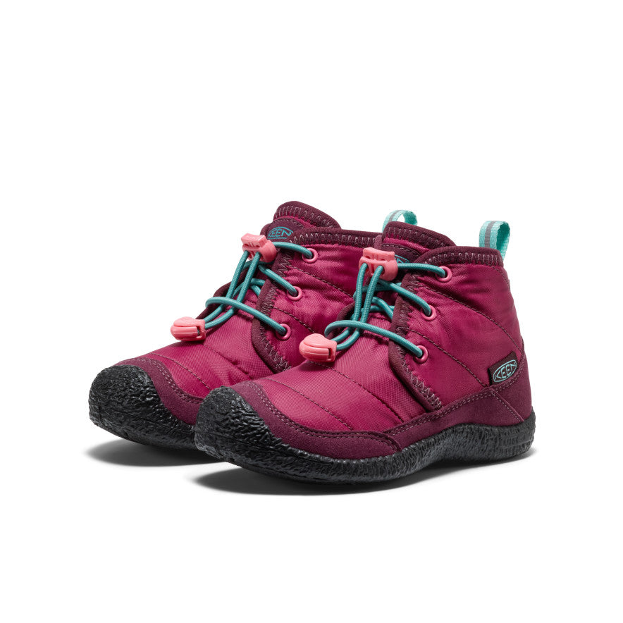 Keen Hot style | Little Kids' Howser II Waterproof Chukka Beaujolais/Pool Blue