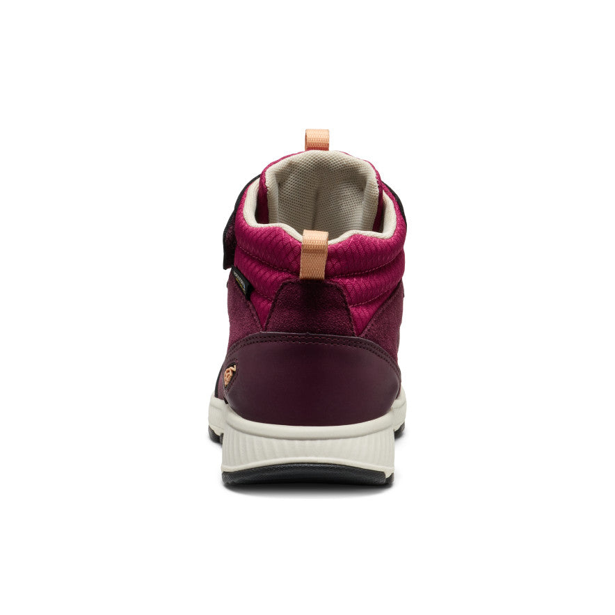 Keen New | Big Kids' Skua Waterproof Boot Fig/Peach Fuzz