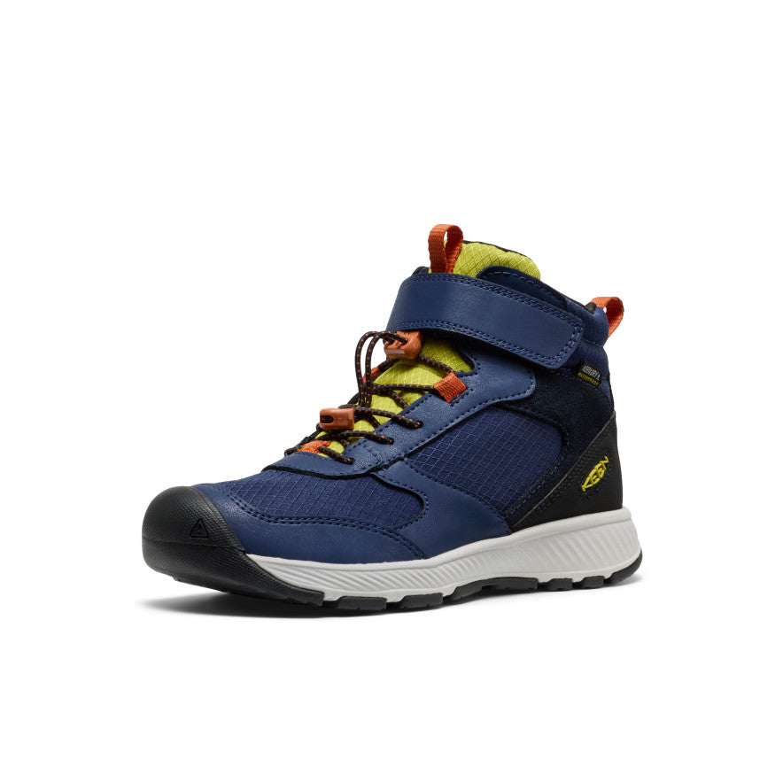 Keen US | Big Kids' Skua Waterproof Boot Naval Academy/Rogue Green