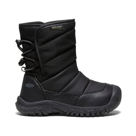 Keen Popular style | Little Kids' Puffrider Waterproof Winter Boot Black/Steel Grey