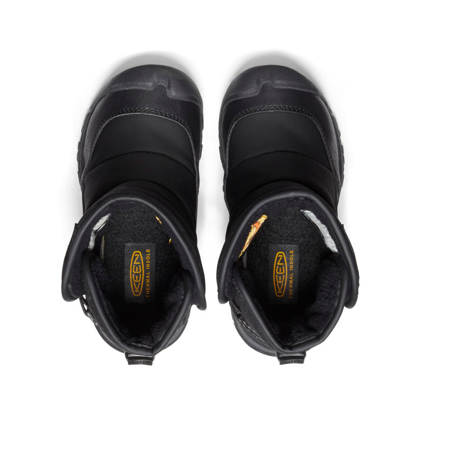 Keen Popular style | Little Kids' Puffrider Waterproof Winter Boot Black/Steel Grey