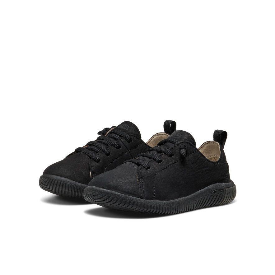 Keen Near Me | Little Kids' KNX Leather Sneaker Triple Black