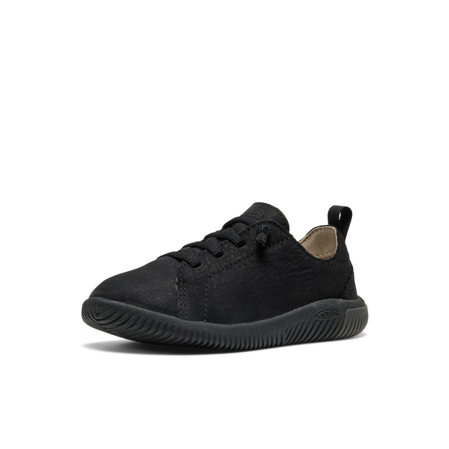 Keen Near Me | Little Kids' KNX Leather Sneaker Triple Black