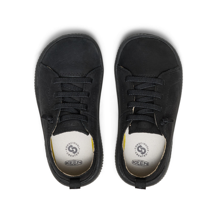 Keen Near Me | Little Kids' KNX Leather Sneaker Triple Black