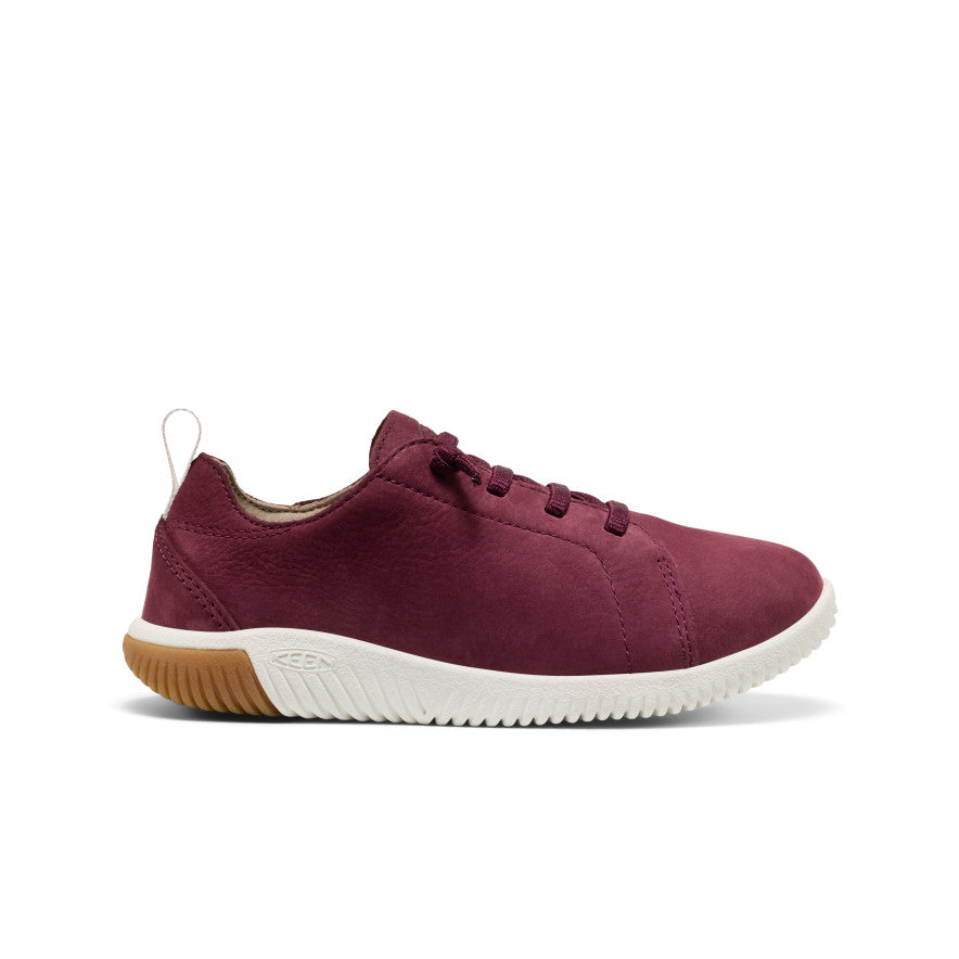 Keen Popular style | Big Kids' KNX Leather Sneaker Fig/Star White