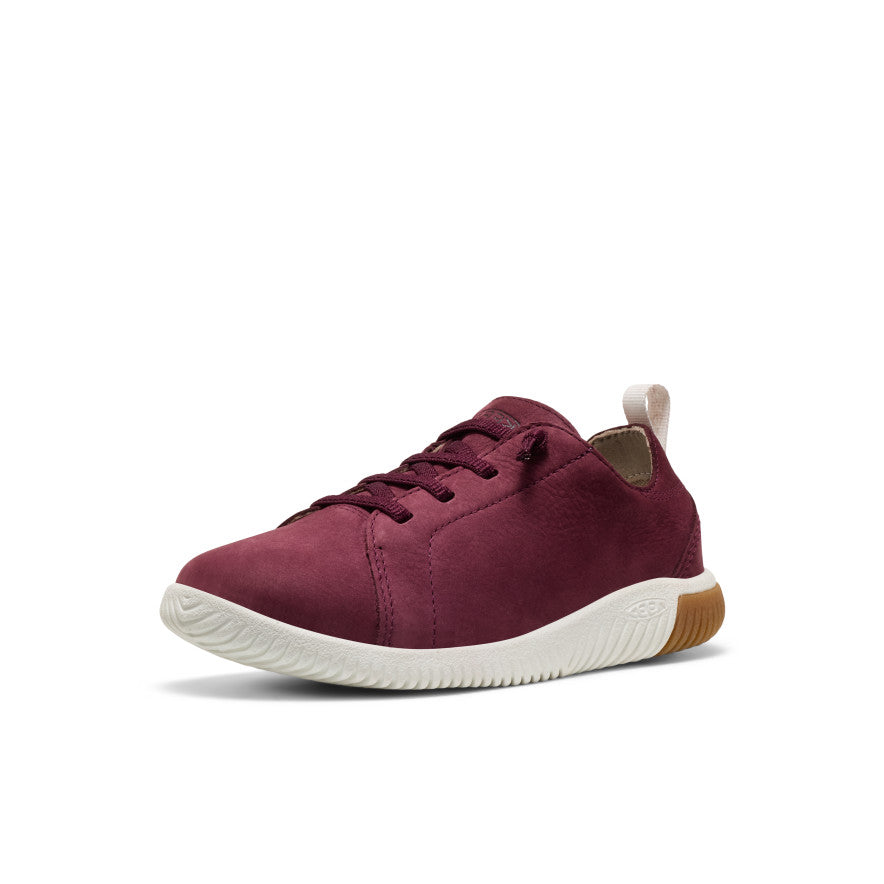 Keen Popular style | Big Kids' KNX Leather Sneaker Fig/Star White