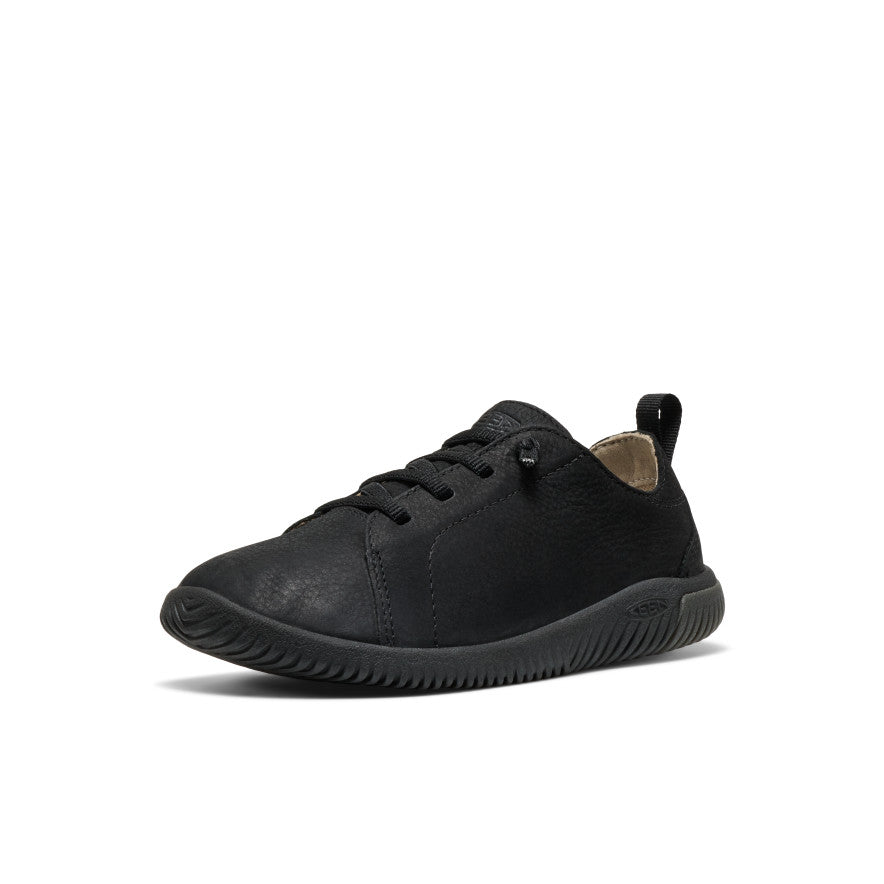 Keen | Big Kids' KNX Leather Sneaker Triple Black