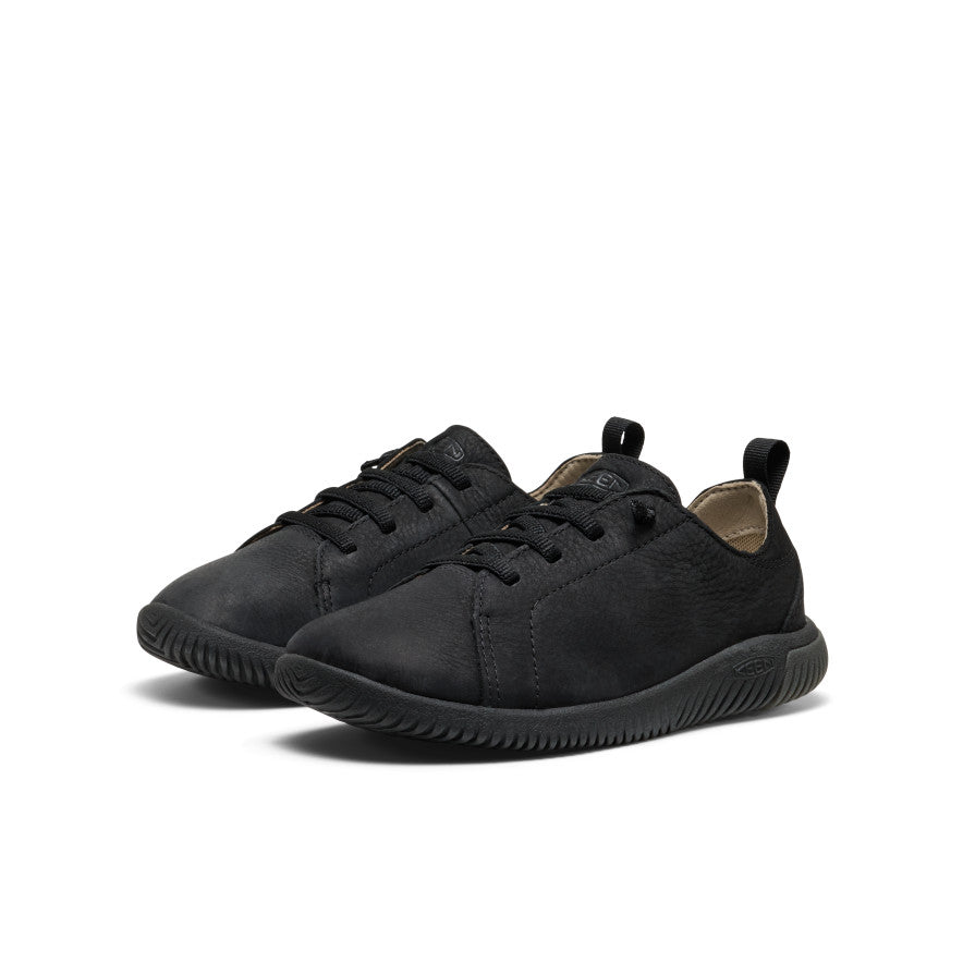 Keen | Big Kids' KNX Leather Sneaker Triple Black