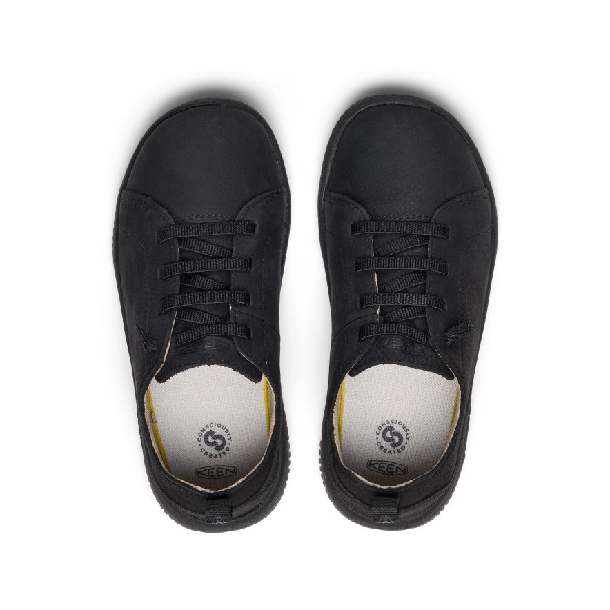 Keen | Big Kids' KNX Leather Sneaker Triple Black