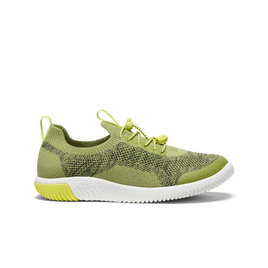 Keen Outlet | Big Kids' KNX Knit Sneaker Iguana/Evening Primrose